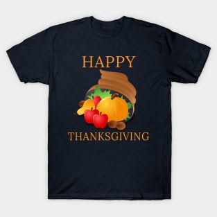 Happy Thanksgiving Turkey Day Cool Gratitude Gift T-Shirt